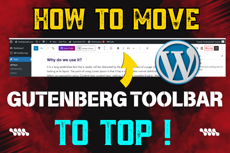 How to Change Gutenberg Toolbar Position to Top in WordPress