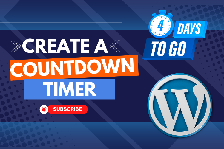Adding a Countdown Timer in WordPress Tutorial