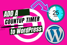 Adding a Count Up Timer in WordPress Tutorial