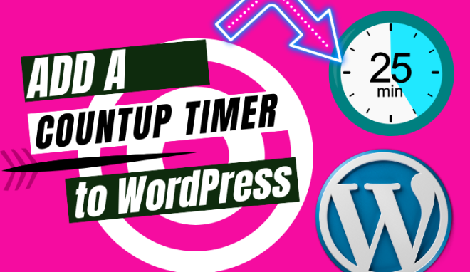 Adding a Count Up Timer in WordPress Tutorial