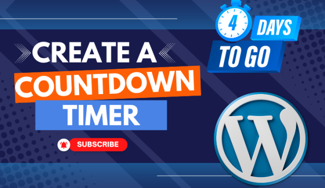 Adding a Countdown Timer in WordPress Tutorial