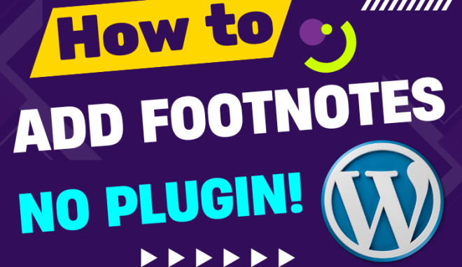 Adding and formatting footnotes in blog posts for enhanced readability