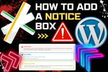 AffiliateX Notice Box Plugin Guide