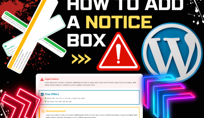 AffiliateX Notice Box Plugin Guide