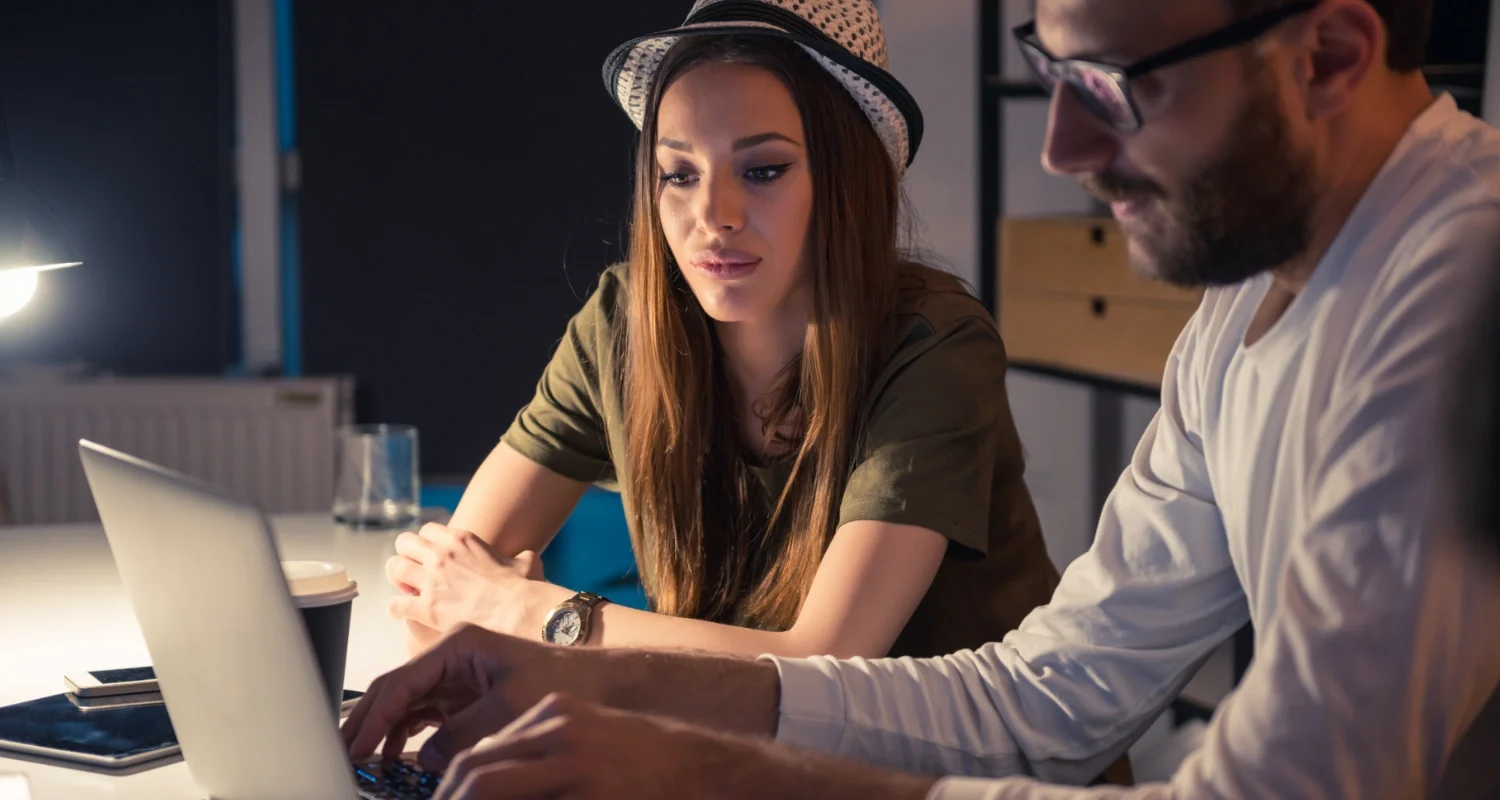 Professional managing blog content formatting and publishing on a CMS platform