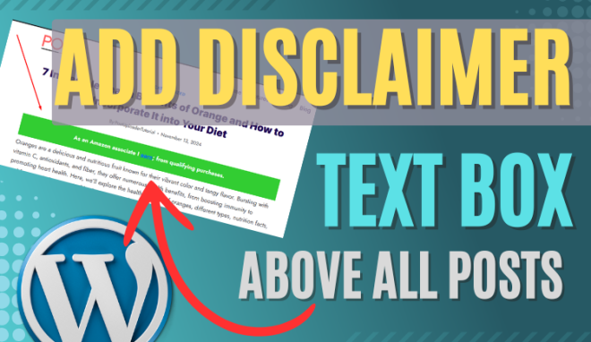How to Add a Disclaimer Box to Blog Posts A Step-by-Step Guide