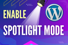 How to use Spotlight Mode in WordPress Gutenberg Editor for blog formatting