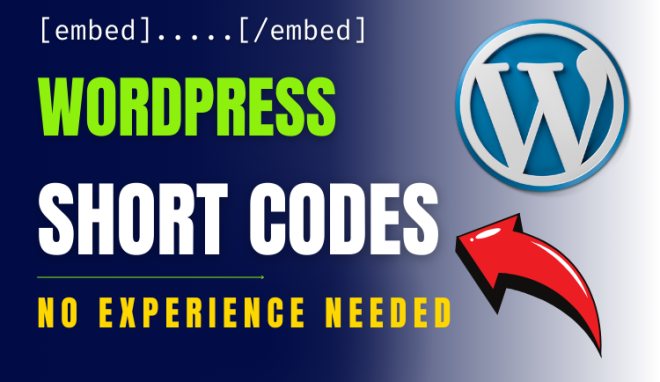 Step-by-step guide to using shortcode in WordPress for YouTube video embedding and contact forms