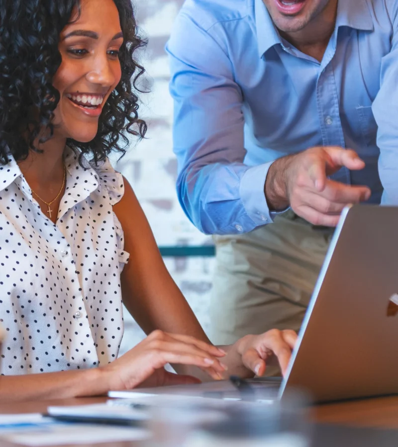 We handle your product listings with care, team managing ecommerce product data on laptop